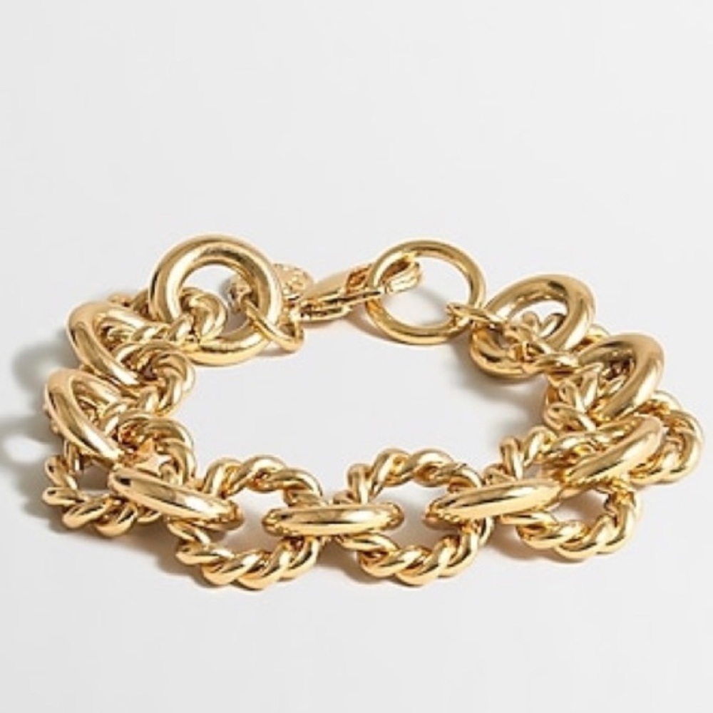 J. Crew Chunky statement braided bracelet
